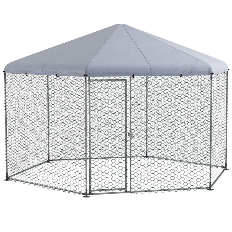 Large Outdoor Chicken Coop for 10 to 15 Hens and Ducks with Walk In Run for Garden Green