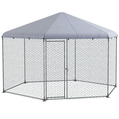Large Outdoor Chicken Coop for 10 to 15 Hens and Ducks with Walk In Run for Garden Green