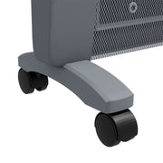 Portable Electric Space Heater with Adjustable Thermostat for Home Use 2000W, Grey