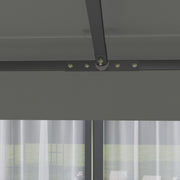 Grey 3 x 3m Gazebo Replacement Canopy by Outsunny