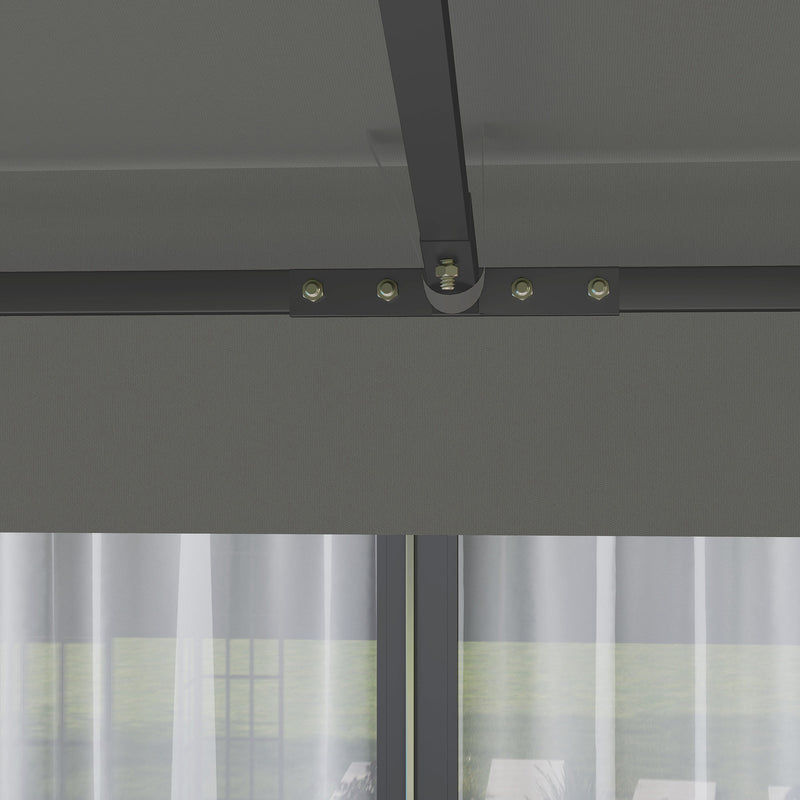 Grey 3 x 3m Gazebo Replacement Canopy by Outsunny