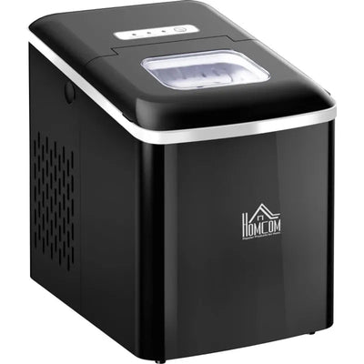 Countertop Bullet Ice Maker, 12kg/24H, Auto Cleaning, Window Homcom
