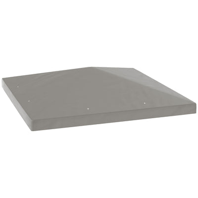 Grey 3 x 3m Gazebo Replacement Canopy by Outsunny