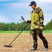 Metal Detector for Adults and Beginners with Waterproof Coil and LCD Display by Outsunny AOSOM