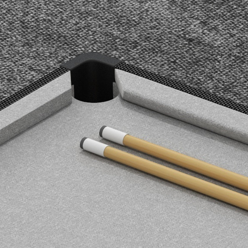 3.5ft Folding Pool and Snooker Table with Cues Balls and Accessories for Home Grey AOSOM