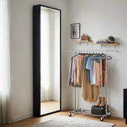 Adjustable Heavy Duty Clothes Rail on Wheels with Strong Metal Frame by Songmics