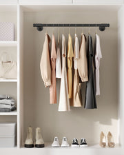 Wall Mounted Clothes Rail Heavy Duty holds up to 60 kg Ideal for Wardrobes and Garages by Songmics