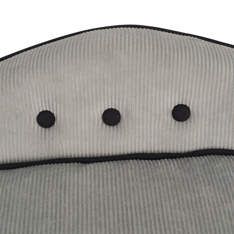 Small Dog Sofa Bed with Washable Cushion and Wooden Frame for Pets Up to S Size Grey