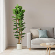 180cm Artificial Fiddle Leaf Fig Tree Decorative Indoor Plant for Home or Office Green