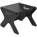 Portable Charcoal BBQ Grill and Fire Pit for Camping and Garden Gatherings Black Outsunny