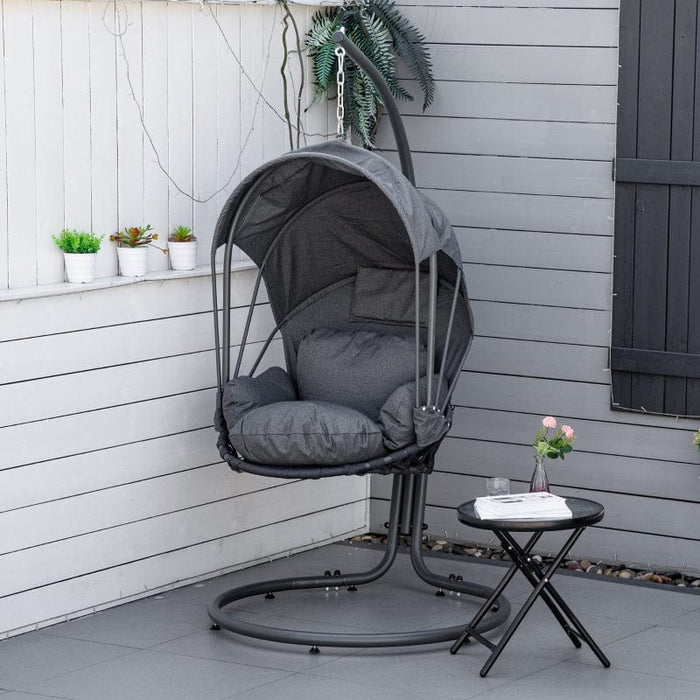 Egg Swing Chair With Stand, Indoor/Outdoor Hammock
