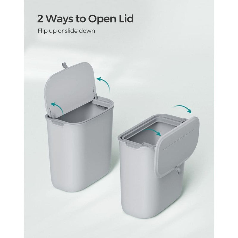 Songmics Hanging Bin with Lid For Kitchen