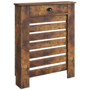 Radiator Cover with Storage Drawer for Safe Heating and Hallway Organisation Rustic Brown Homcom