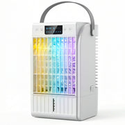 Portable Air Conditioner and Mini Fan with Humidifier for Bedrooms and Offices White AOSOM