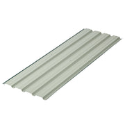 Green Galvanised Metal Roofing Sheets Pack of 24 for Greenhouse Shed Garage 129 x 45cm by Outsunny