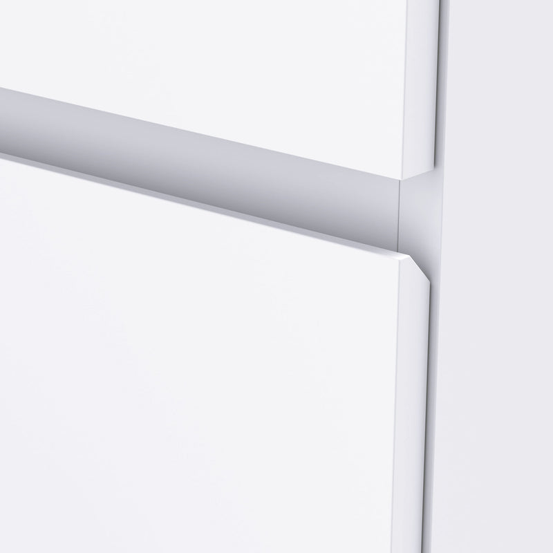 4 Drawer Chest Of Drawers With Storage Cabinets For Bedroom Organisation White