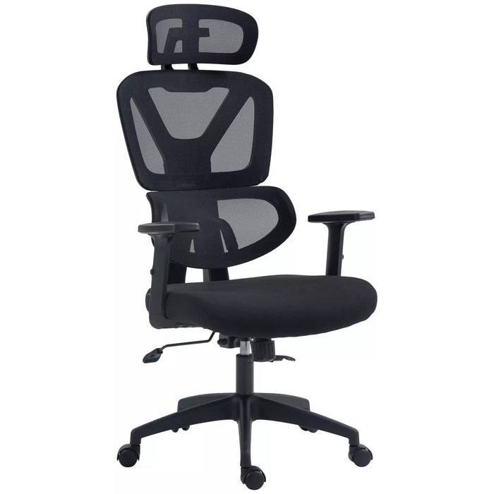 Image of a High Back Mesh Office Chair With Headrest