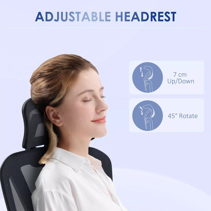 Image of a High Back Mesh Office Chair With Headrest