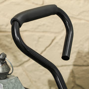 114L Steel Frame Garden Cart Trolley Heavy Duty Black by Outsunny