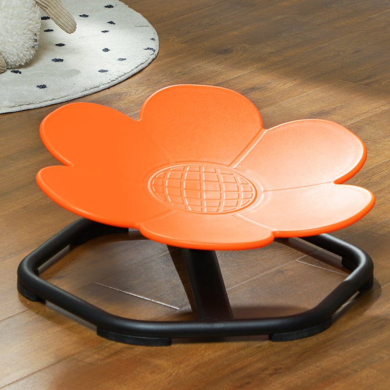 Orange Sensory Spinning Chair for Kids Improves Coordination and Balance by AIYAPLAY