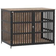 Extra Large Indoor Dog Crate with Anti-Chew Mesh and Secure Door by PawHut