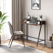 Image of a rustic brown desk for home office or study