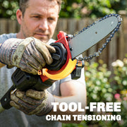 Cordless Pole Chainsaw for Safe Tree Pruning and High Branch Trimming Black AOSOM