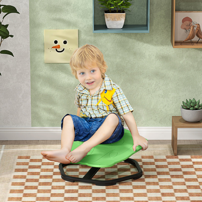 AIYAPLAY Elephant-Shaped Spinning Chair for Autism, 3-6 Years, Green AOSOM