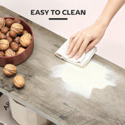 Slim S Shaped Side Table With 3 Storage Shelves Ideal For Small Spaces Grey