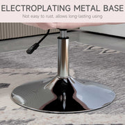 Swivel Accent Chair with Adjustable Height and Lumbar Support for Office or Bedroom Pink