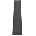 Grey Waterproof Parasol Umbrella Cover for Garden or Patio Furniture
