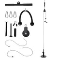 Cable Machine Pulley System with DIY Loading Weight Pin for Lat Pulldown by SPORTNOW AOSOM
