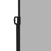 Light Grey Retractable Side Awning 400 x 180cm for Garden Balcony Pool Privacy by Outsunny