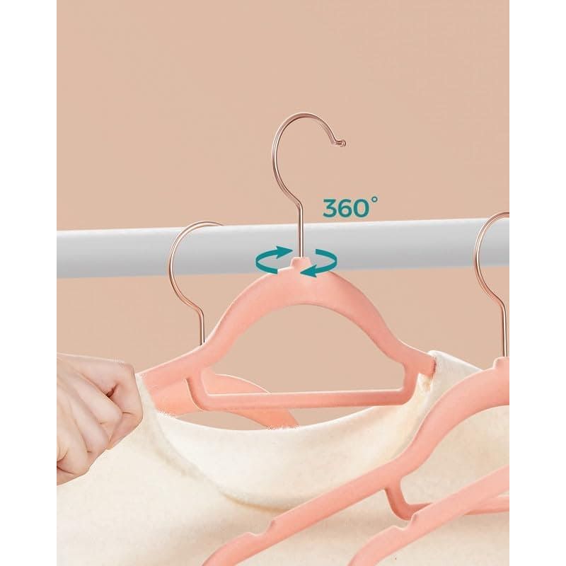 Rose Gold Clothes Hanger Set (Pack 30) by Songmics