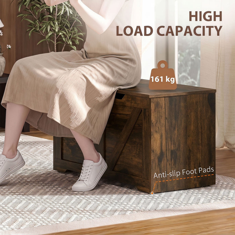 Storage bench 100L - Brown