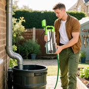 1100W Electric Submersible Water Pump with Float Switch for Ponds and Drainage Green AOSOM