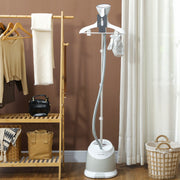 1800W Standing Clothes Steamer with Accessories Grey by HOMCOM