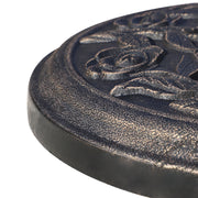 9kg Round Garden Parasol Base Bronze Outdoor Umbrella Stand for 38mm or 48mm Poles by Outsunny