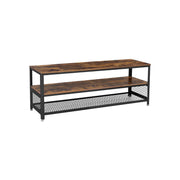 Industrial TV Stand With Storage Shelf for Living Room Entertainment Unit by Vasagle