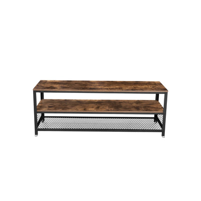Industrial TV Stand With Storage Shelf for Living Room Entertainment Unit by Vasagle