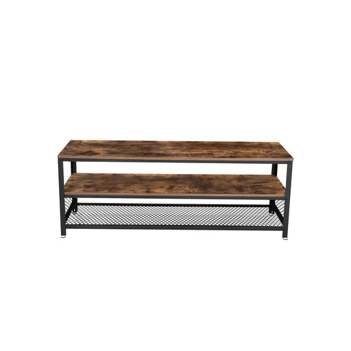 Industrial TV Stand With Storage Shelf for Living Room Entertainment Unit by Vasagle