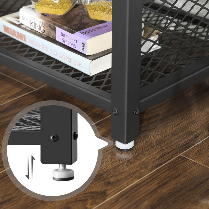 Industrial TV Stand With Storage Shelf for Living Room Entertainment Unit by Vasagle