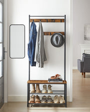 Vasagle Industrial Coat and Shoe Rack For Hallway