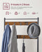 Image of an Industrial Coat and Shoe Rack For Hallway by Vasagle