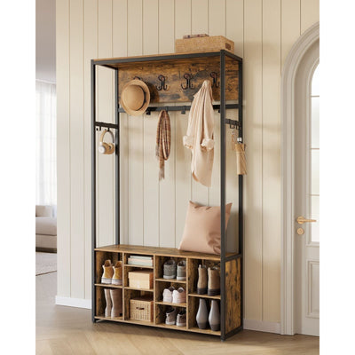 Industrial Coat and Shoe Storage Unit by Vasagle