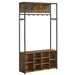 Industrial Coat and Shoe Storage Unit by Vasagle