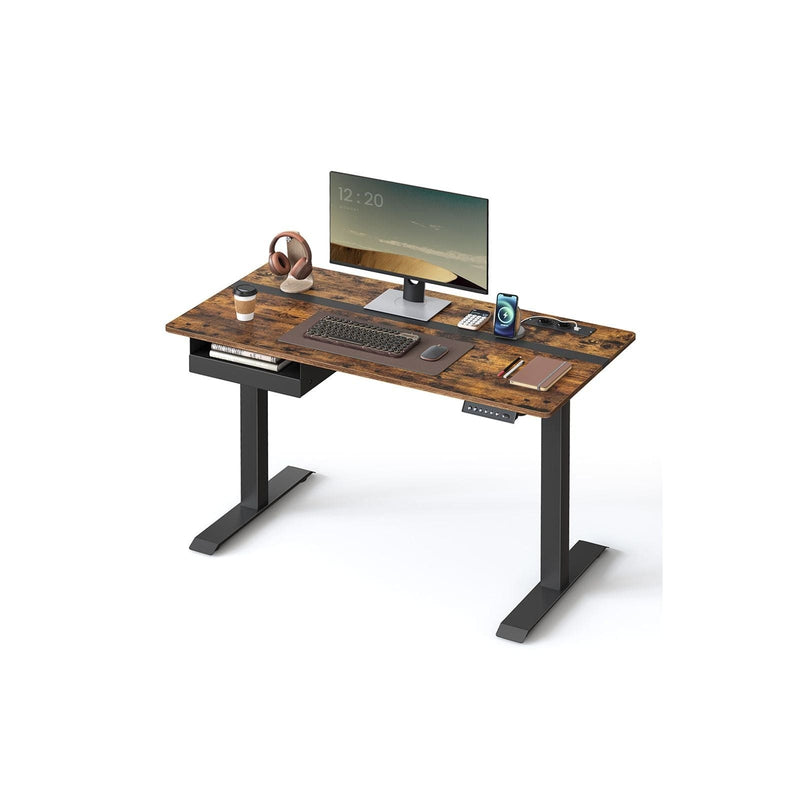Vasagle Industrial Height Adjustable Electric Standing Desk, 120cm
