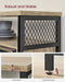 Industrial Style Kitchen Sideboard With Sliding Doors by Vasagle Turquoise Brown and Black.