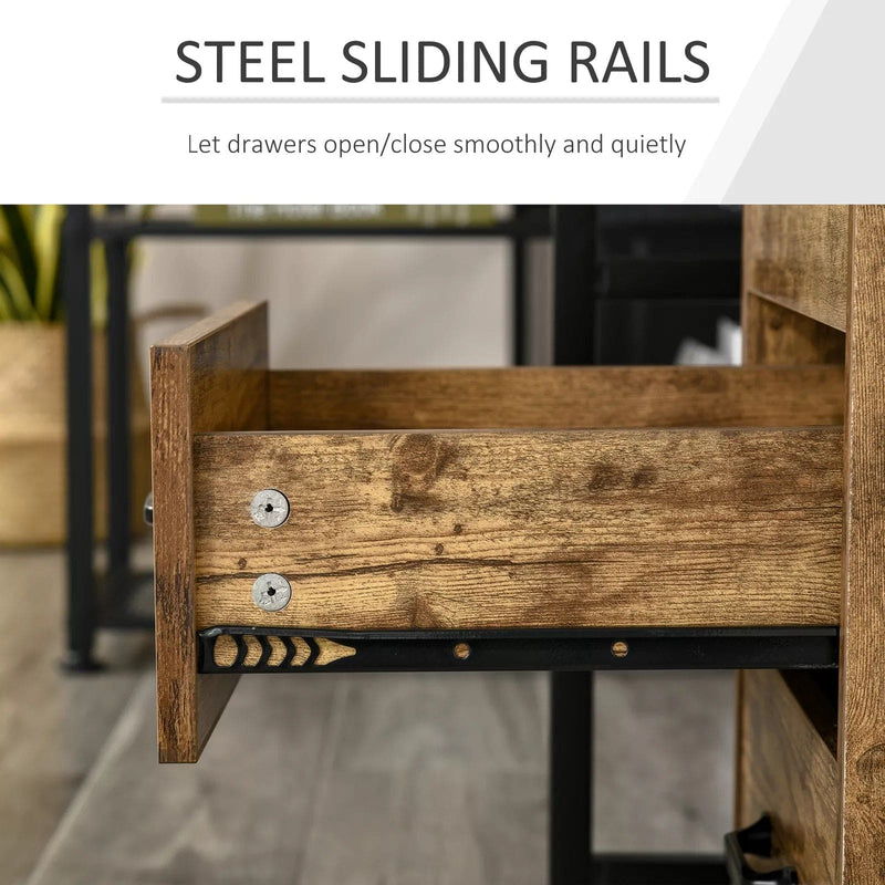 Image of an Industrial Under Desk Mobile Pedestal