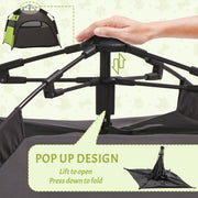 Green Pop Up Dog Tent with Water-Resistant Oxford and Carry Bag for Extra Large Dogs by PawHut
